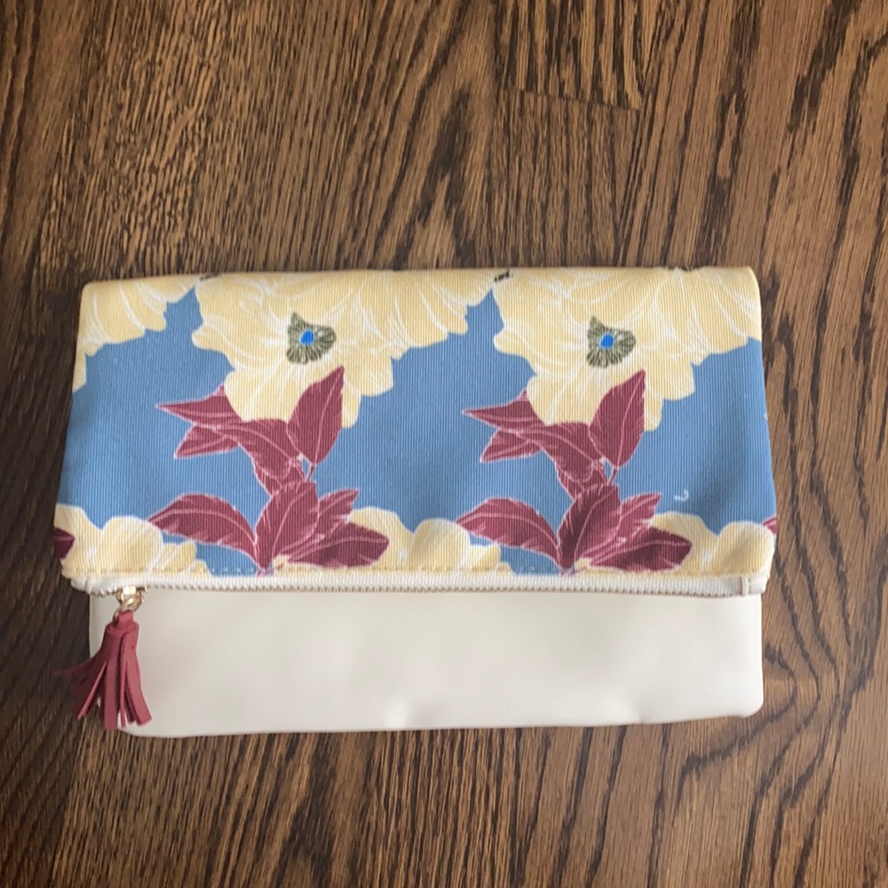 Rachel Pally Floral Clutch or Travel Pouch. NWOT